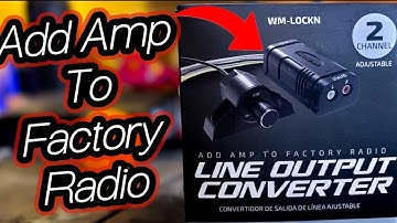 Adding Subwoofer to Factory Radio - Easy & Cheap!