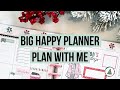 Plan with Me // Big Happy Planner // Christmas Spread! // Week of December 14-20, 2020