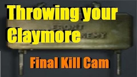 Call of Duty BO Throwing your Claymore (Final Kill Cam)