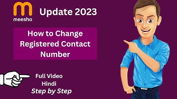 meesho me phone number change कैसे करे | how to change Registered Contact Number in Meesho supplier
