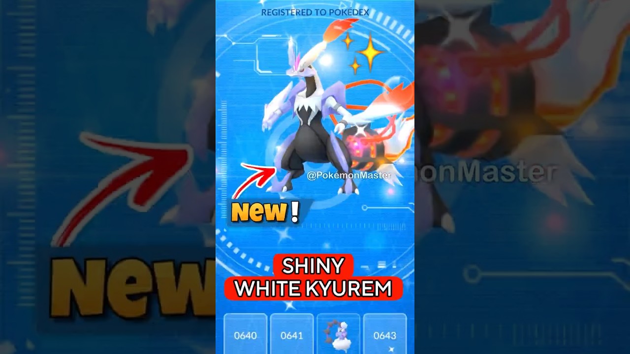 2016 Pokemon XY Fates Collide Arrière Aluminium #21 Blanc Kyurem Holo R