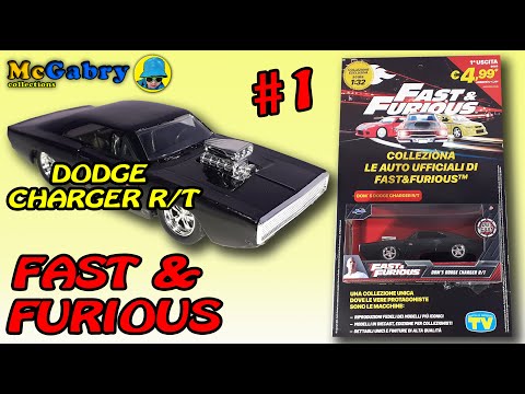 FAST & FURIOUS COLLECTION N.1 DODGE CHARGER RT DI DOM TORETTO-TV SORRISI E  CANZONI-UNBOXING EDICOLA 