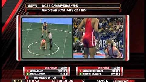 Jordan Burroughs vs. NCAA Champion Gregor Gillespi...