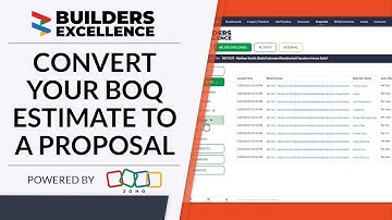 How to Convert a BOQ Estimate to a Proposal