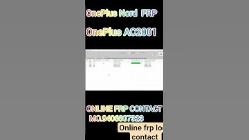 OnePlus Nord  (AC2001) Downgrade To Android 11 ll OnePlus Nord Frp Remove ll MSM Tool Download Tool