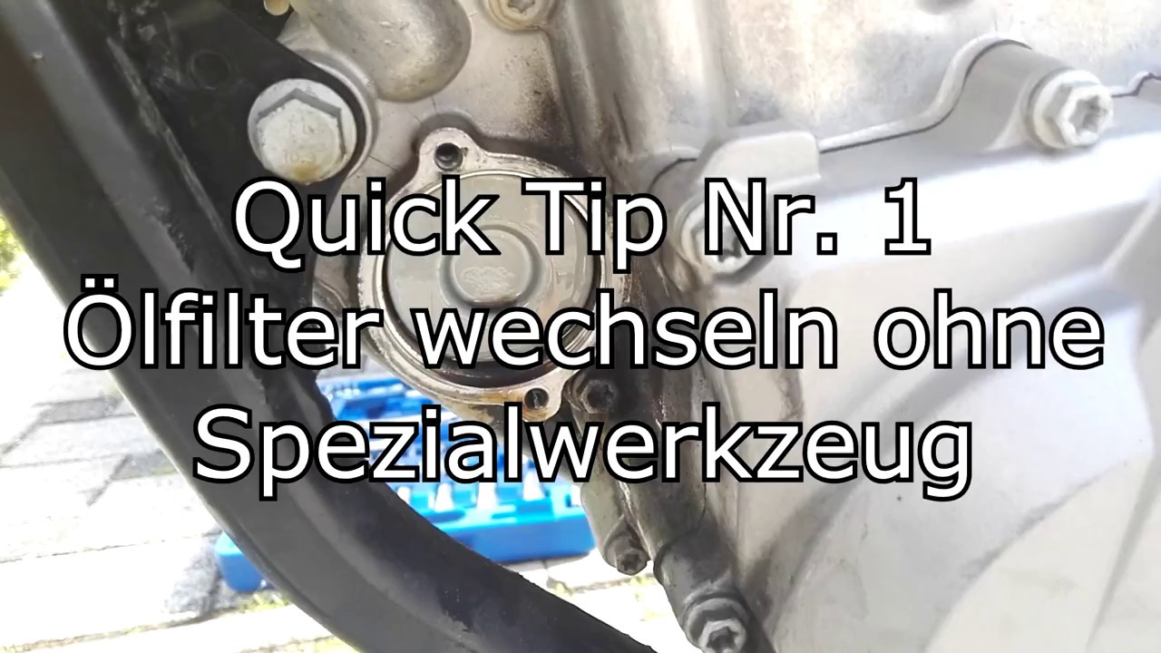 Ölfilterausbau – Anleitung zur Demontage ohne Spezialwerkzeug