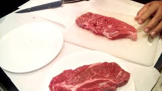 Chuck Steak, making the most of it. (How to Tenderize)