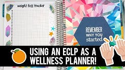 Using an ECLP as a Wellness Planner! | Erin Condren Wellness Planner Setup and Walkthrough!