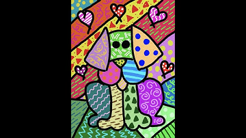 3rd Grade Pop Art Digital Dog Painting Part One