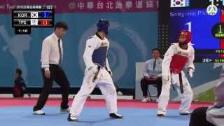 Asian Junior Taekwondo Championships. Final male -63