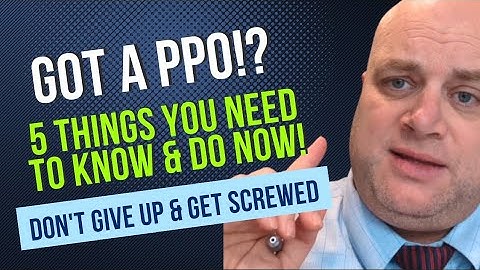 Got Served with a PPO (Personal Protection Order)? 5 Things you need to know NOW!