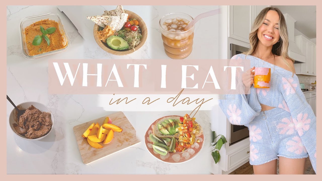WHAT I EAT IN A DAY | Healthy, balanced, & easy vegetarian meal ideas