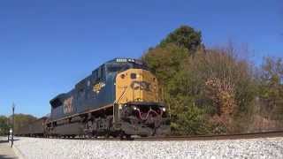 HD: CSX 4590 "Spirit of Benning" leads CSX W959-08 in Acworth, GA