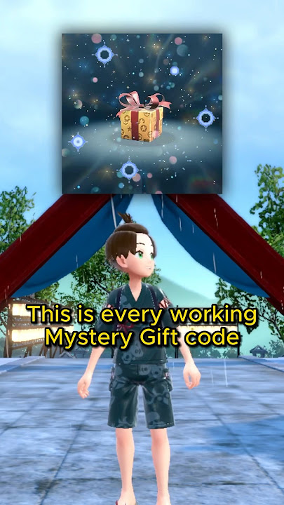 SHINY Lucario & MYTHICAL Darkrai Mystery Gift Codes ▻ Pokemon Scarlet &  Violet 