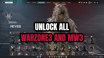 [2024] Warzone 3 Unlock All Tool 🔥 Unlock All Camos, Operators, Skins in CoD MW3 / WZ3 (Full Guide)