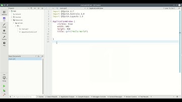 QtCreator (1/3) - creating new element