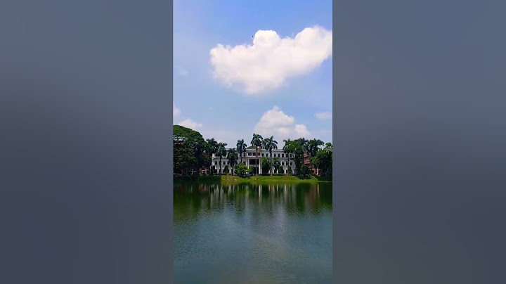 Curzon Hall area , Dhaka University.