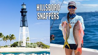 SNAPPERS OFF THE BEACH 🏖  Hillsboro Inlet - How to Catch Snapper | Gale Force Twins