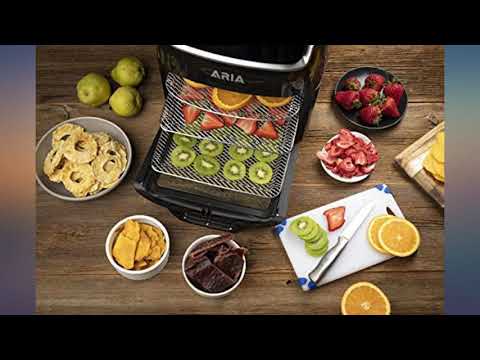  Aria Air Fryers AAO-890 10Qt Air Fryer Oven, Black