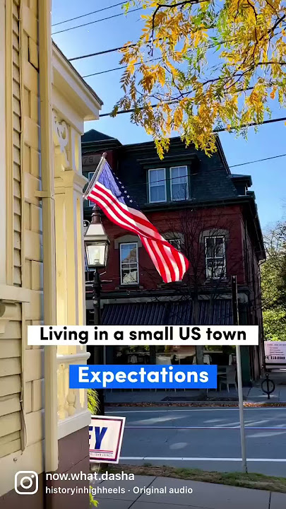 Life in a small US town. Expectations vs. Reality 😁 #shorts #usa #america #smalltowns