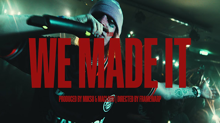 t-low - WE MADE IT (OFFICIAL VIDEO) prod. Miksu/Macloud