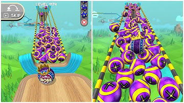 Going Balls, Balls New Speedrun Gameplay Level 107 Vs Temple Rolling Balls Level 19,20,21,SONIC, Sho