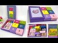 Cardboard crafts // How to make a colorful organizer very simply