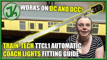 Super Simple Coach Lighting for DC and DCC! Train-Tech TTCL1 Automatic Coach Lights fitting guide