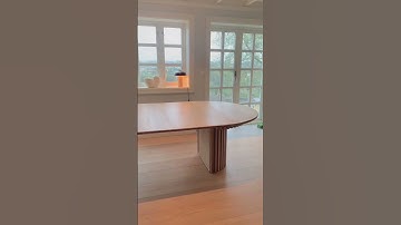 Expandable dining table by @hakkespettendesign #dining #diningtable #furniture #furnituredesign