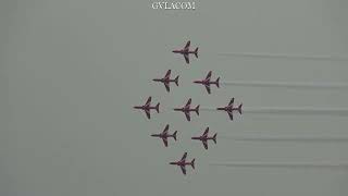 Red Arrows First Public Display at Faliro Athens