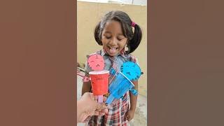 Suryansh r Ghanisha  paper craft toy #shorts #youtubeshorts #ismartkavitha