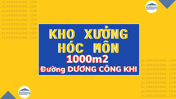 Cho thuê kho xưởng 1000m2 GIÁ TỐT THỊ TRƯỜNG NGAY MẶT TIỀN Dương Công Khi,  H. Hóc Môn.