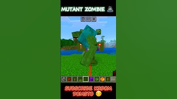 HOW TO SPAWN MUTANT ZOMBIE 🧟‍♂️ IN MINECRAFT|| #shorts #minecraft #spawn #trending #viral