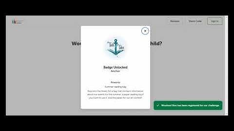 How to sign up for summer reading for the first time