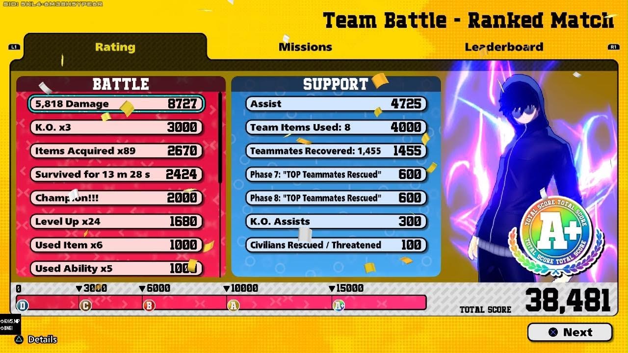 Duo win MY HERO ULTRA RUMBLE season 15