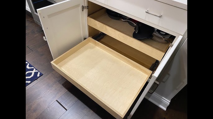 DIY Pull Out Cabinet Drawers – Love & Renovations