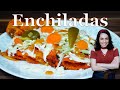 How to make RED Enchiladas | AUTHENTIC Enchiladas recipe