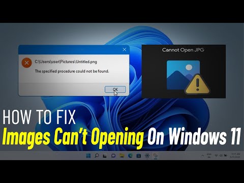 Fix Images Not Opening On Windows 11 | How To fix Can't Open JPG Photos In windows 11