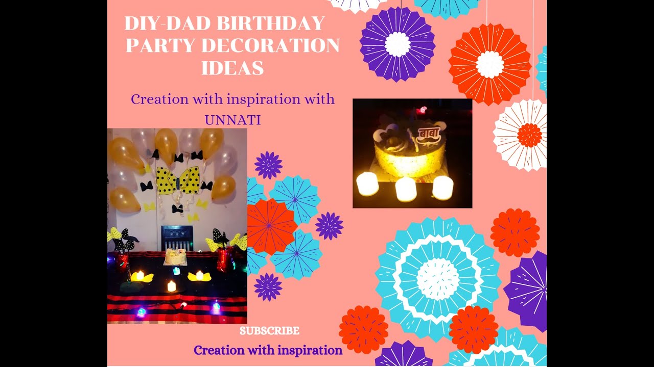Birthday Decorations For Dad Fathers day Decoration Ideas At Home