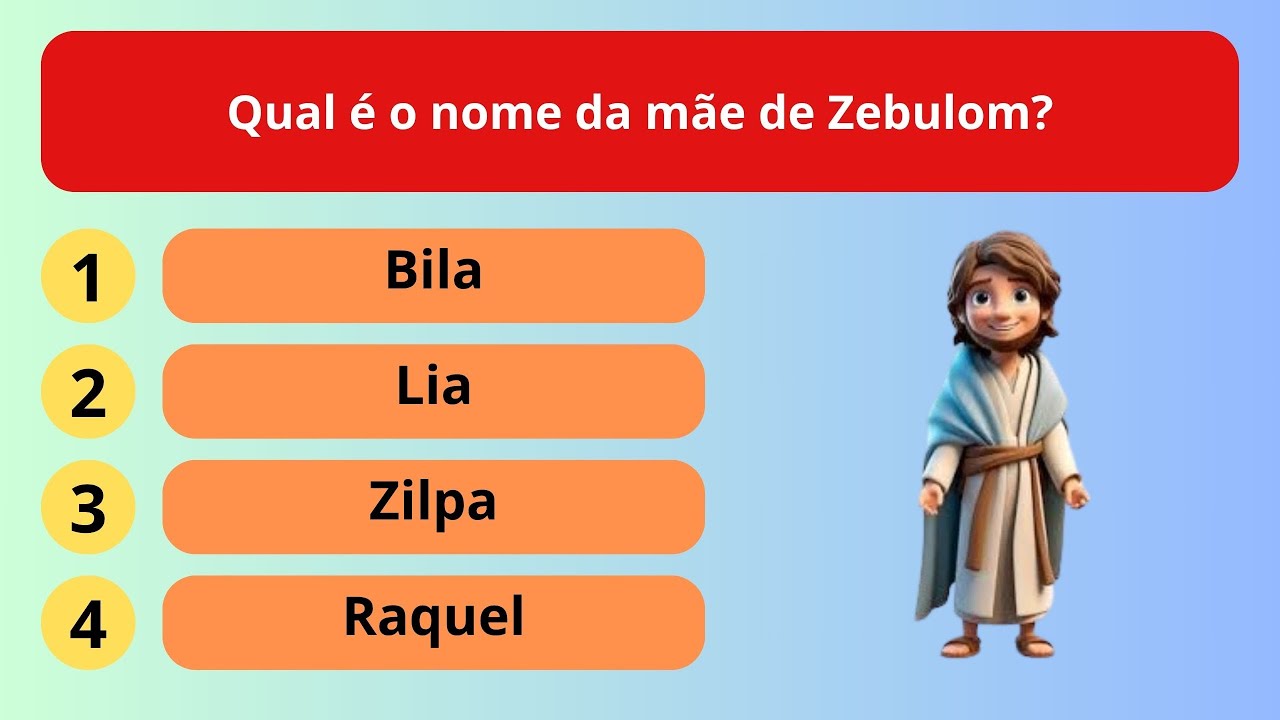 BOM DE BÍBLIA - 15 perguntas bíblicas - Nível Fácil e Médio.