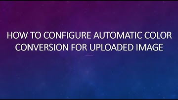 How to Configure Automatic Color Conversion for Uploaded Image | Inkybay Product Customizer