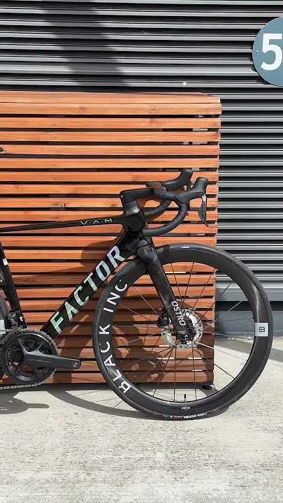New Factor Ostro VAM Chrome Edition x Black Inc 48|58 Wheels #cyclinglife #roadbike #factorbikes