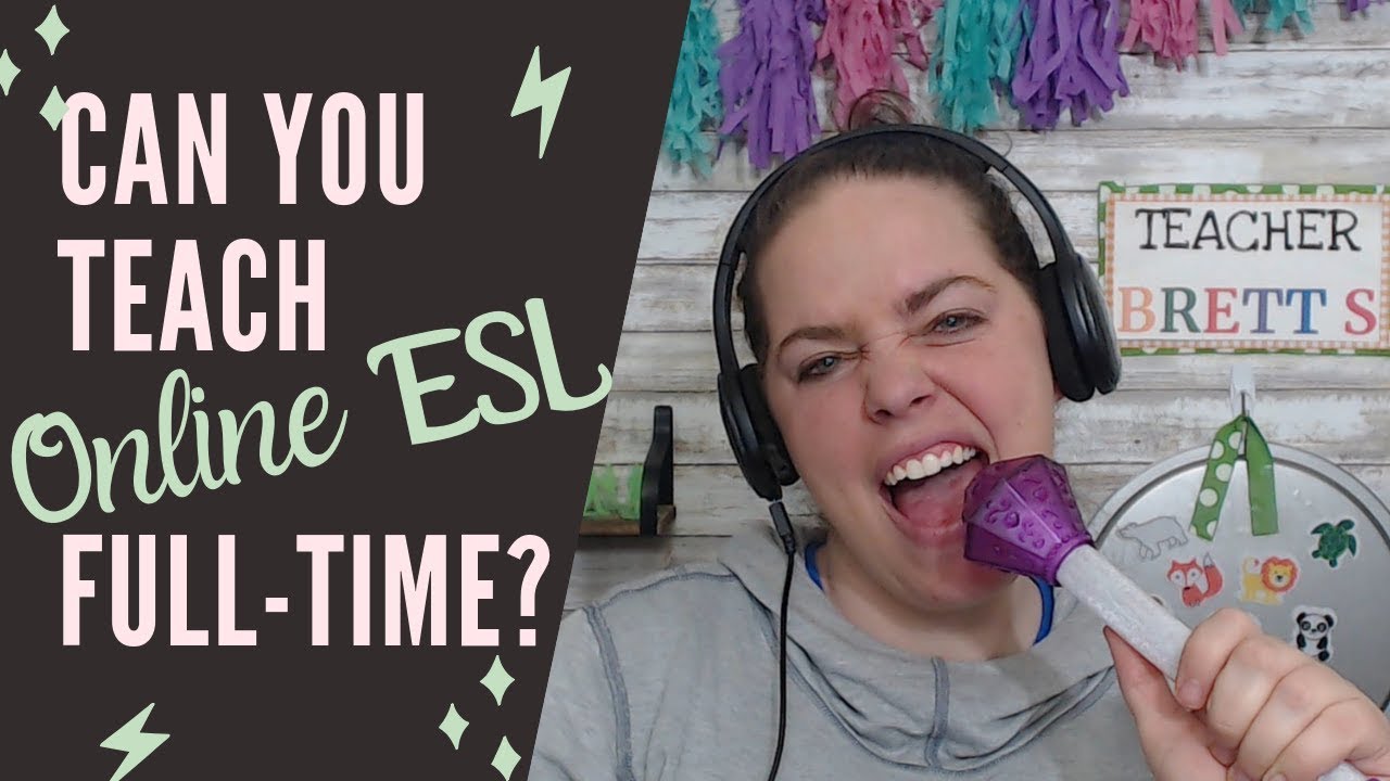 How to teach ESL online full time It IS possible! YouTube