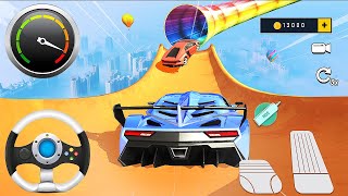 Crazy Car Stunts Racing Game 2023 V2 - Mega Ramps Sky High Driver - Android GamePlay screenshot 5