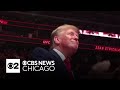 Former President Trump attends UFC fight in New Jersey
