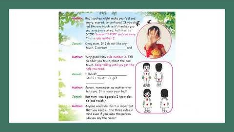 3rd Std || Science || Unit -1 || Good touch, Bad touch and don