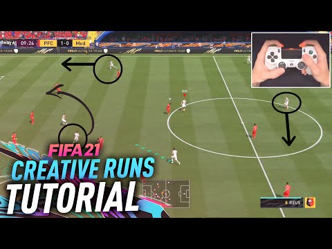 FIFA 21 CREATIVE RUNS TUTORIAL - HOW TO CONTROL YOUR TEAMMATES