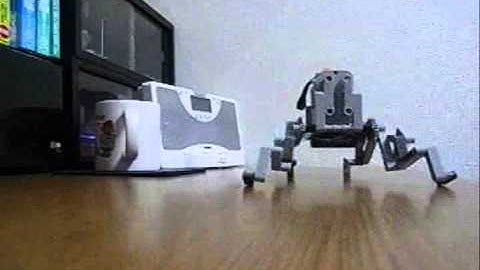 4 Legs Robot with Lego Technic 8293 Power Function Type B1