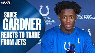 Celebrity Sauce Gardner shares thoughts on his trade from Jets to Colts Wealth