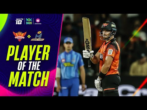 Player of the match - Aiden Markram | SEC vs MICT | SA20 League | JioCinema & Sports18